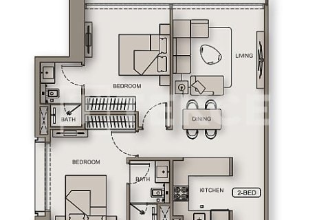 Appartement à Dubai, 2 chambres, 86 m², № 40154 - photo 13