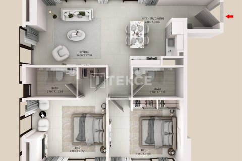 Appartement à Dubai Sports City, Dubai, 2 chambres, 101 m², № 40152 - photo 17