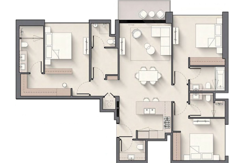 Apartment in Dubai South (Dubai World Central), Dubai studio, 41 sq.m. № 92290 - photo 10