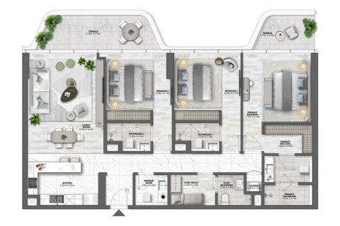 Apartment in Palm Jumeirah, Dubai 1 bedroom, 79 sq.m. № 92285 - photo 11