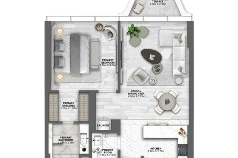 Apartment in Palm Jumeirah, Dubai 1 bedroom, 79 sq.m. № 92285 - photo 9