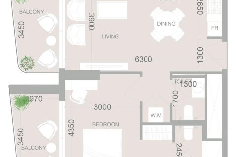 Appartement à Dubai, 1 chambre, 66 m², № 58529 - photo 14