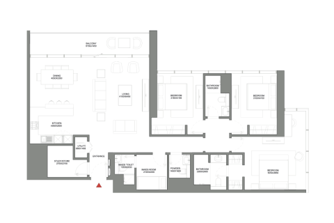Apartment in Jumeirah Lake Towers, Dubai 1 bedroom, 73 sq.m. № 92404 - photo 7
