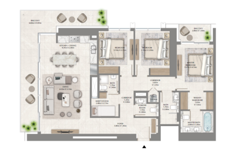 Apartamento en Dubai Creek Harbour (The Lagoons), Dubai, 1 dormitorio, 71 m², № 92400 - foto 9