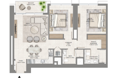 Apartamento en Dubai Creek Harbour (The Lagoons), Dubai, 1 dormitorio, 71 m², № 92400 - foto 8