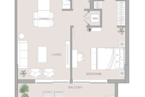 Apartamento en Jumeirah Village Triangle, Dubai, 1 dormitorio, 100 m², № 103602 - foto 5
