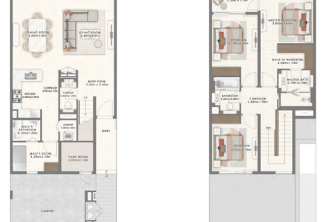 Townhouse in The Valley, Dubai 3 bedrooms, 227 sq.m. № 103593 - photo 16