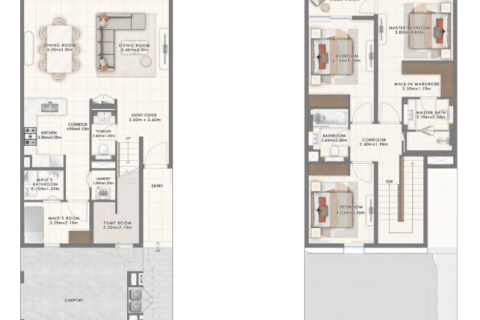 Townhouse in The Valley, Dubai 3 bedrooms, 227 sq.m. № 103593 - photo 17