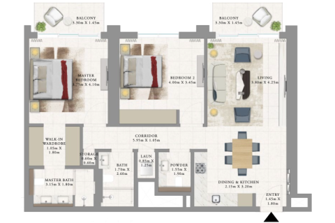 Apartment in Dubai Creek Harbour (The Lagoons), Dubai 1 bedroom, 66 sq.m. № 92413 - photo 5