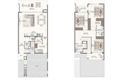 Townhouse in The Valley, Dubai 3 bedrooms, 217 sq.m. № 92412 - photo 4