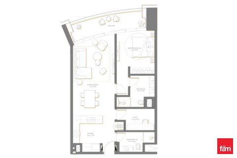 Apartamento en Palm Jumeirah, Dubai, 1 dormitorio, 98.8 m², № 41849 - foto 11
