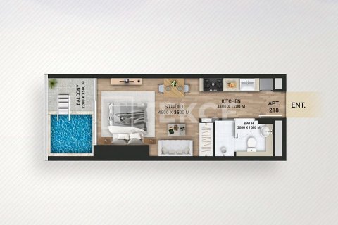 Apartment in Dubai studio, 38 sq.m. № 9180 - photo 8