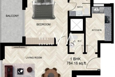 Купить квартиру в Джумейра Вилладж Серкл, Дубай: 1 спальня, 72.83м², № 52795 - фото 10