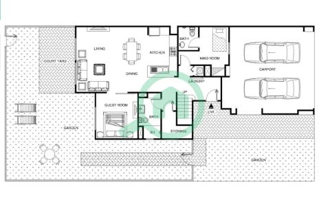Adosado en Noor Townhouses, Town Square, Dubai, 4 dormitorios, 303.92008711 m², № 12726 - foto 30