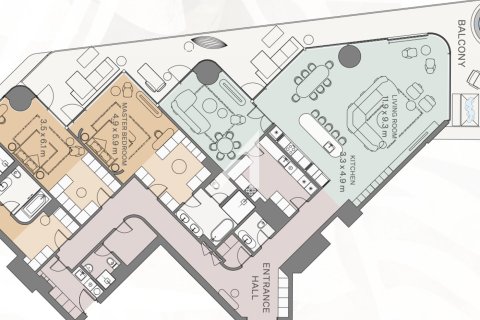 Купить квартиру в Дубае: 3 спальни, 477.6м², № 67716 - фото 18