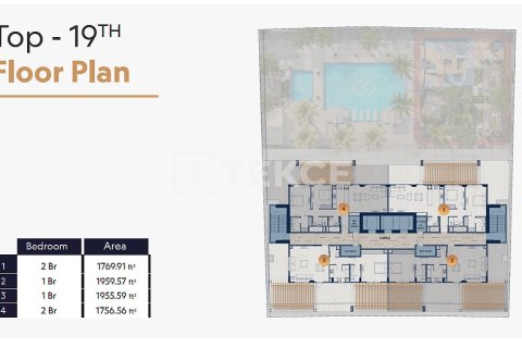 شقة في دائرة قرية جميرا, دبي 2 غرف نوم, 122 م² رقم 95014 - صورة 23