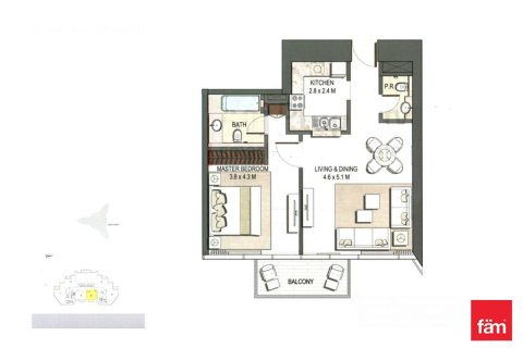 شقة في وسط مدينة دبي, دبي 1غرف نوم, 77.9 م² رقم 97674 - صورة 25