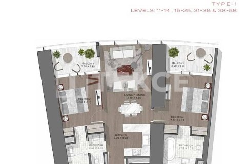Penthouse in Business Bay, Dubai 5 bedrooms, 799 sq.m. № 5136 - photo 21