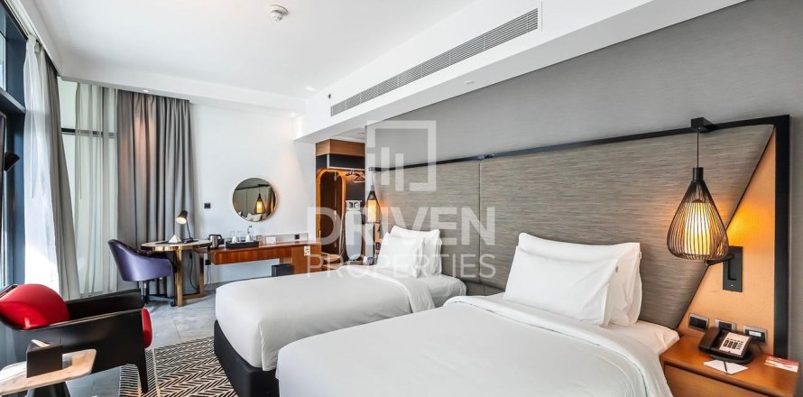 Квартира в Dolphin Tower, Бизнес-Бэй, Дубай, студия, 44м², № 66203