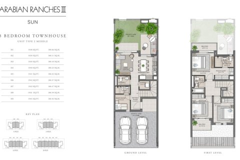 Townhouse in Arabian Ranches, Dubai 3 bedrooms, 180 sq.m. № 103697 - photo 9