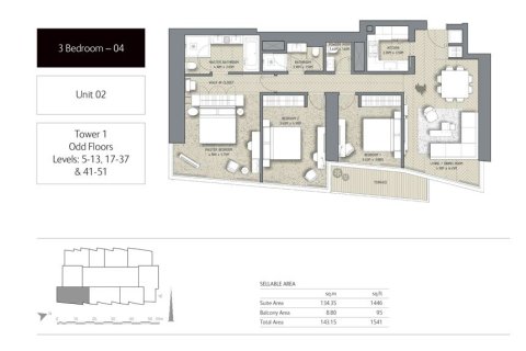 Apartment in Downtown Dubai (Downtown Burj Dubai), Dubai 1 bedroom, 74 sq.m. № 103696 - photo 10