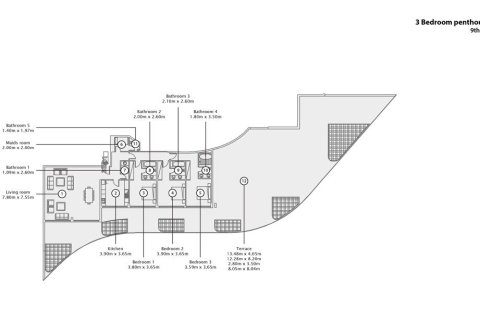 Apartment in Palm Jumeirah, Dubai 3 bedrooms, 42716 sq.m. № 103686 - photo 5
