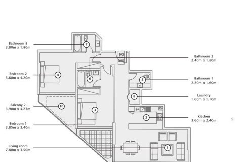 Apartment in Palm Jumeirah, Dubai 3 bedrooms, 42716 sq.m. № 103686 - photo 7