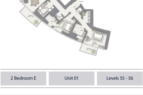 Apartment in Downtown Dubai (Downtown Burj Dubai), Dubai 1 bedroom, 68 sq.m. № 103694 - photo 4