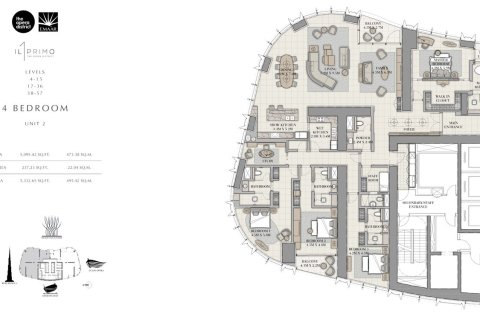 Apartamento en Downtown Dubai (Downtown Burj Dubai), Dubai, 4 dormitorios, 495 m², № 103693 - foto 12