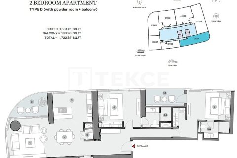 Apartment in Dubai Marina, Dubai 2 bedrooms, 159 sq.m. № 4275 - photo 27