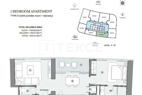 Apartment in Dubai Marina, Dubai 2 bedrooms, 159 sq.m. № 4275 - photo 24