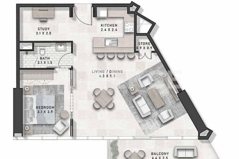 Apartment in DAMAC Hills (Akoya by DAMAC), Dubai 2 bedrooms, 105 sq.m. № 4270 - photo 17