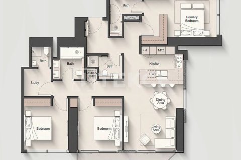 Apartment in Jumeirah Islands, Dubai 1 bedroom, 76 sq.m. № 23443 - photo 2