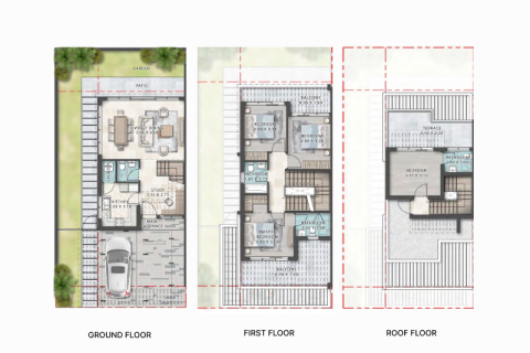 Townhouse in DAMAC Hills (Akoya by DAMAC), Dubai 4 bedrooms, 220 sq.m. № 92335 - photo 6