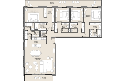 Apartment in Jumeirah, Dubai 1 bedroom, 74 sq.m. № 92333 - photo 11