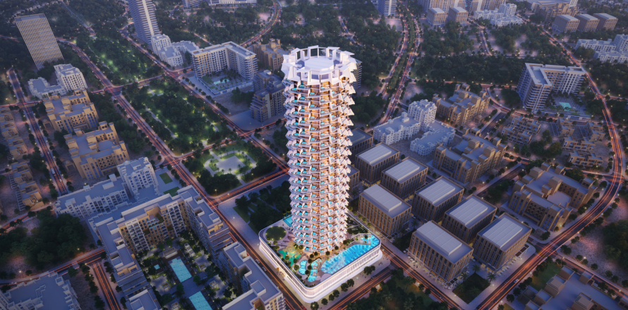 Квартира в Джумейра Вилладж Серкл, Дубай, 1 спальня, 74м², № 48719