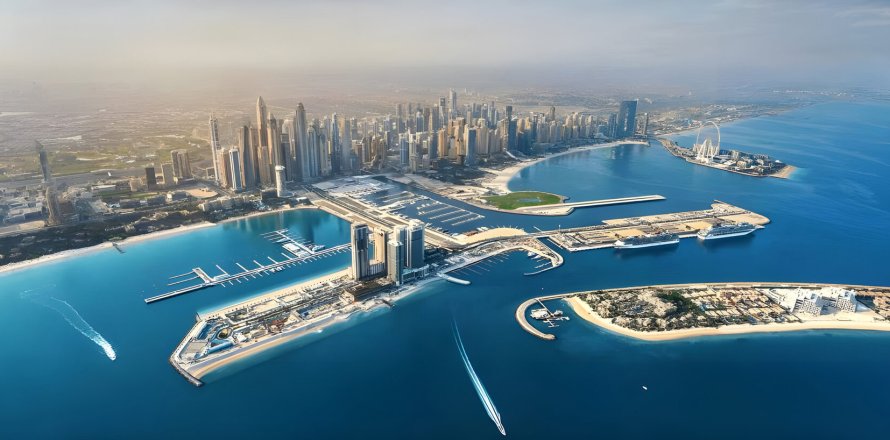 Квартира в Dubai Harbour, Дубай, 1 спальня, № 48709