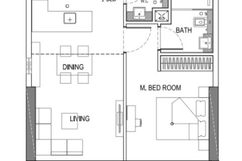 Apartment in Jumeirah Village Circle, Dubai 1 bedroom, 63.4 sq.m. № 3894 - photo 4
