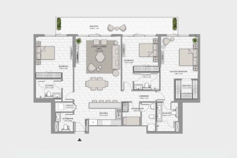Appartement à LA VIE à Dubai, 3 chambres, 192 m², № 31074 - photo 7