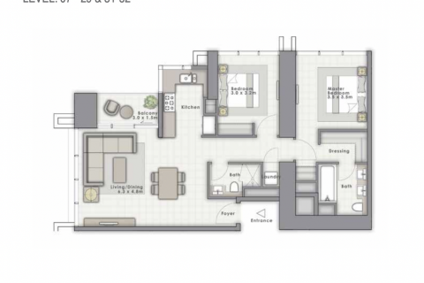 Appartement à Dubai, 2 chambres, 102 m², № 31088 - photo 5