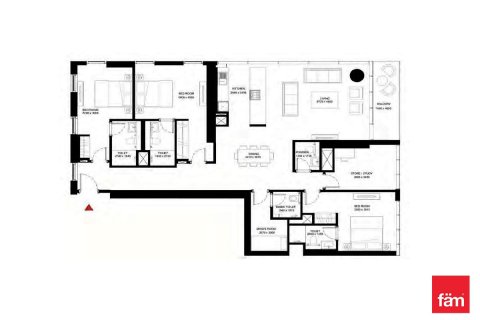 Apartment in Dubai 3 bedrooms, 175.2 sq.m. № 97559 - photo 11