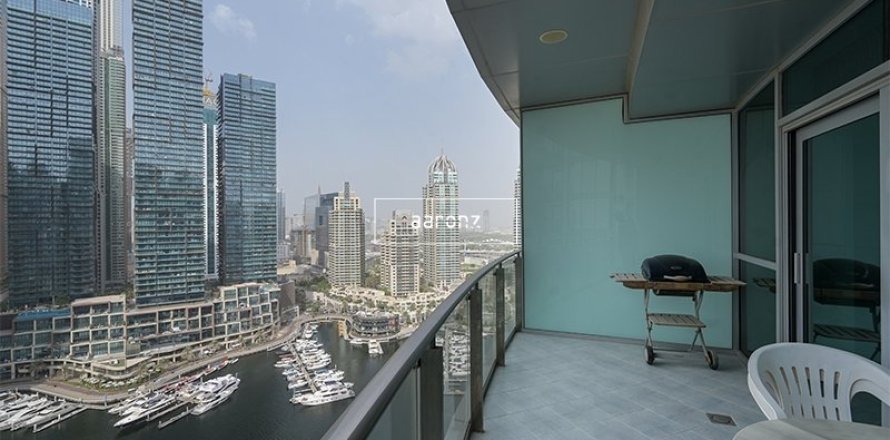 Квартира в Дубай Марине, Дубай, 3 спальни, 152.4м², № 56146