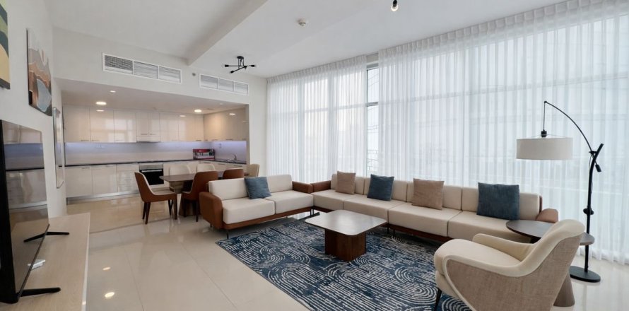 Квартира в Al Sufouh, Дубай, 3 спальни, 198.9м², № 90597