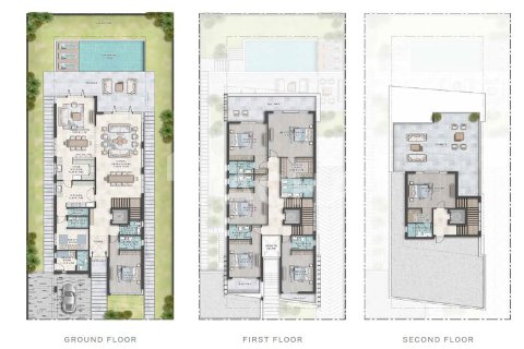 Villa in Damac Lagoons, Dubai 7 bedrooms, 696 sq.m. № 104761 - photo 2