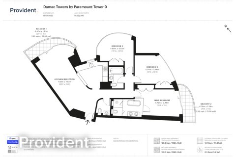 Apartamento en Business Bay, Dubai, 3 dormitorios, 162.3 m², № 3214 - foto 14