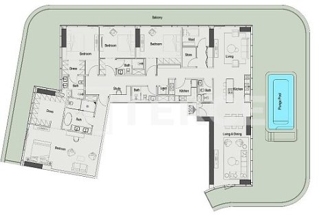 Apartment in Dubai 1 bedroom, 79 sq.m. № 63030 - photo 28