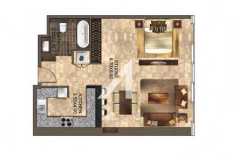 Appartement à Central Park Tower, DIFC, Dubai, studio, 68.4 m², № 24150 - photo 2