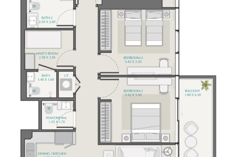 Appartement à Dubai, 3 chambres, 142 m², № 17323 - photo 20