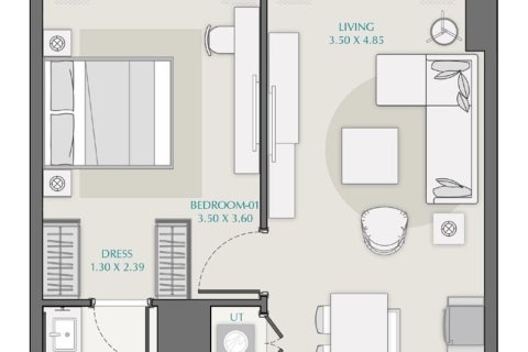 Apartamento en Dubai, 1 dormitorio, 67 m², № 17325 - foto 20