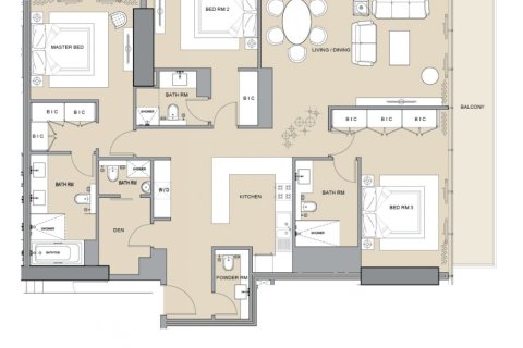 Apartamento en Dubai Marina, Dubai, 3 dormitorios, 182 m², № 1801 - foto 20
